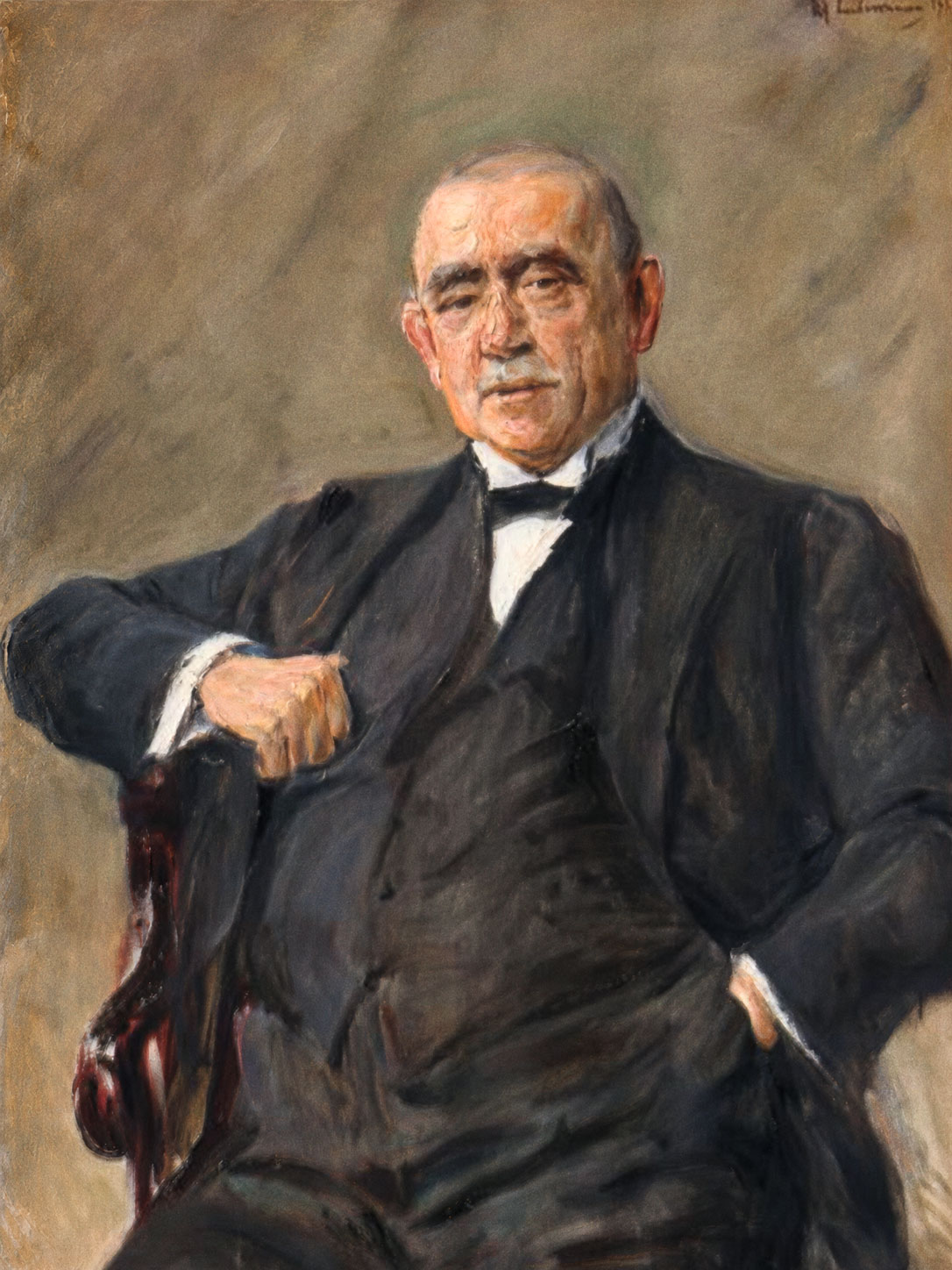 Portrait of August Weber by Max Liebermann, 1927. Oil on canvas. Mesdag Museum, The Hague.